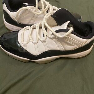 Black and White Low-Top Sneakers